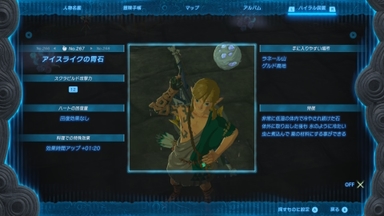 アイスライクの胃石