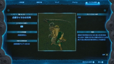 白銀ライネルの刃角